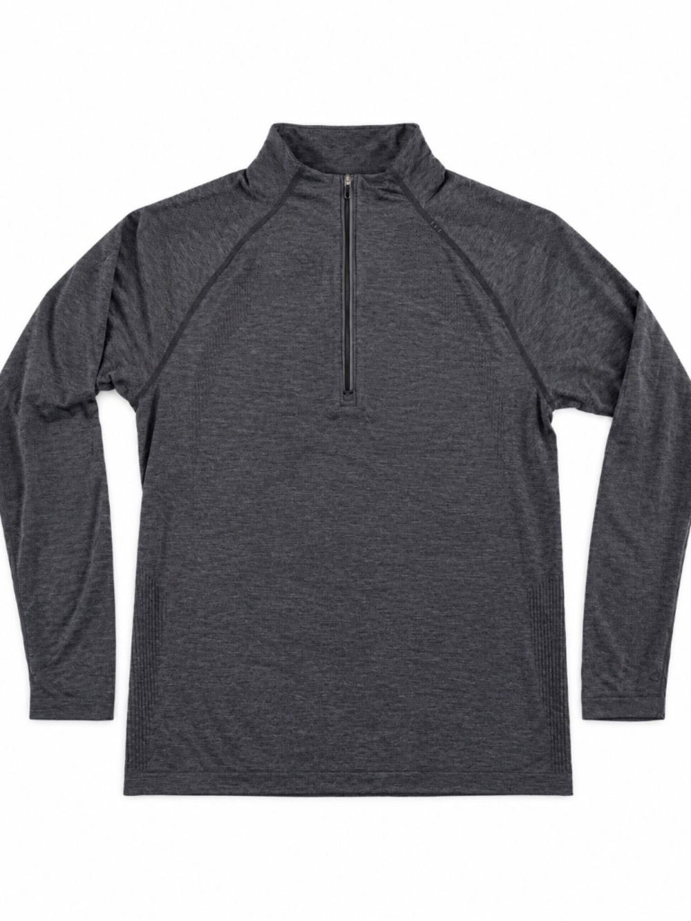 Lululemon Men’s Metal Vent Tech Half Zip Gray Long Sleeve Pullover Size Medium
